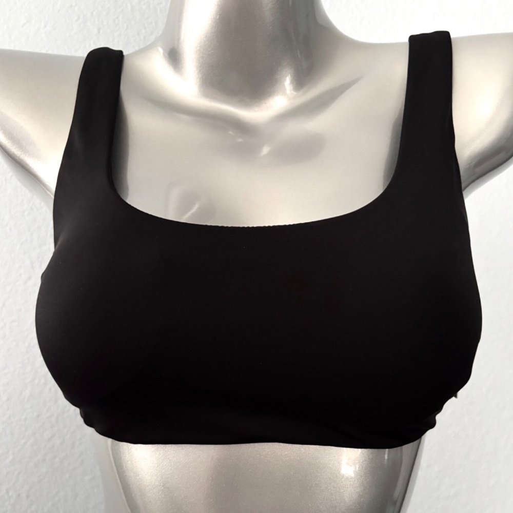 Victoria's Secret Swim Solid Black Wireless Swim Bikini Top